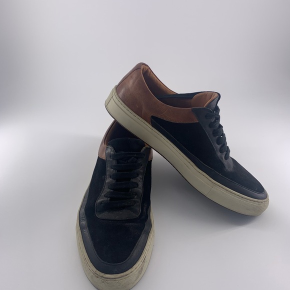 Frye Men’s Size 11.5M Leather Suede Casual Oxford Shoes Brown/ Black - Picture 2 of 7